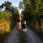 Mother Daughter Country Road
